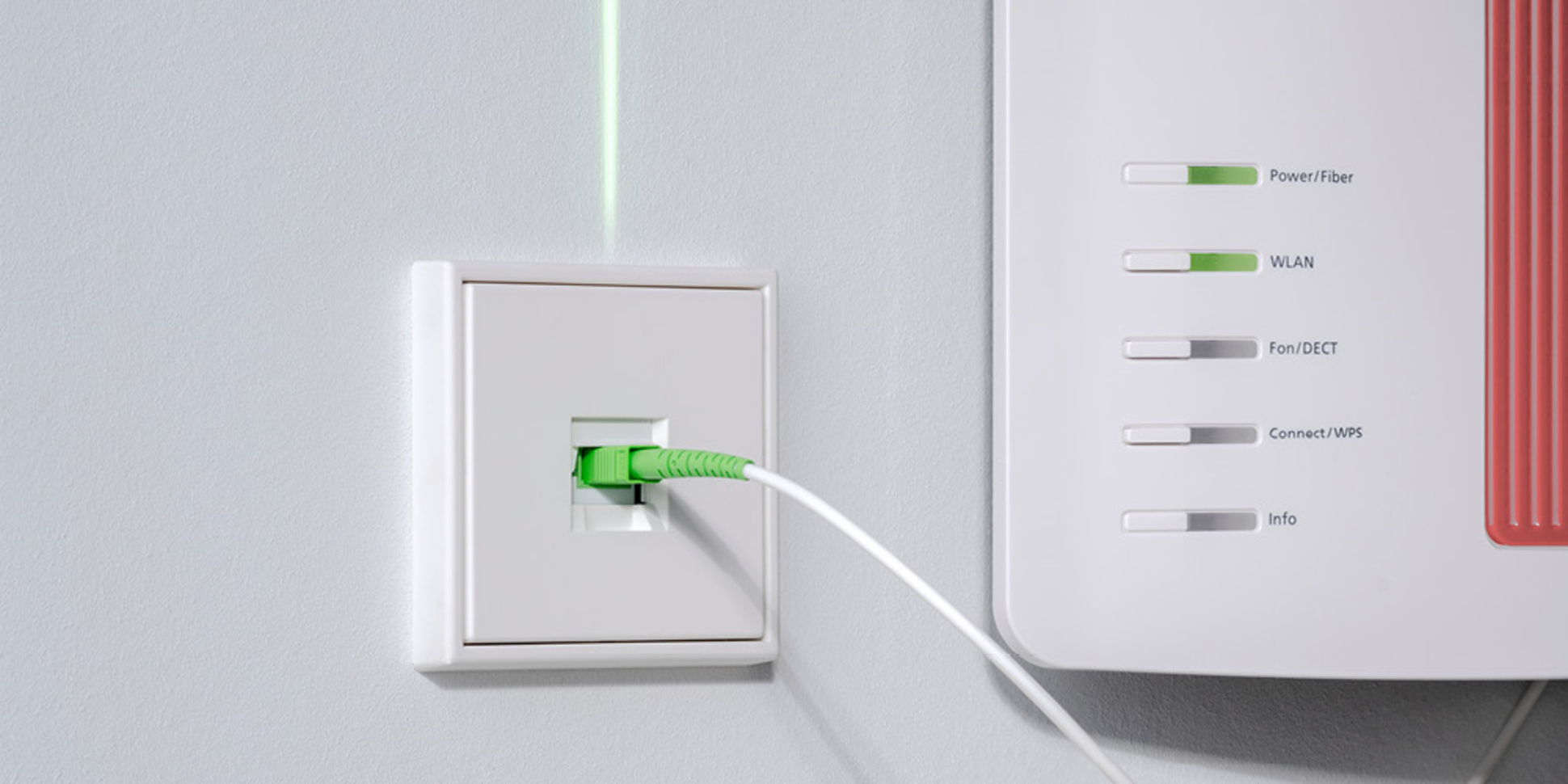 Die neuen Glasfaser-Anschlussdosen bei Elektro Degel GmbH in Schloßvippach