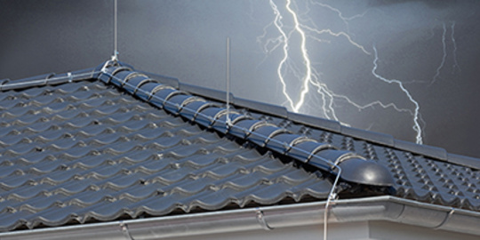 Äußerer Blitzschutz bei Elektro Degel GmbH in Schloßvippach